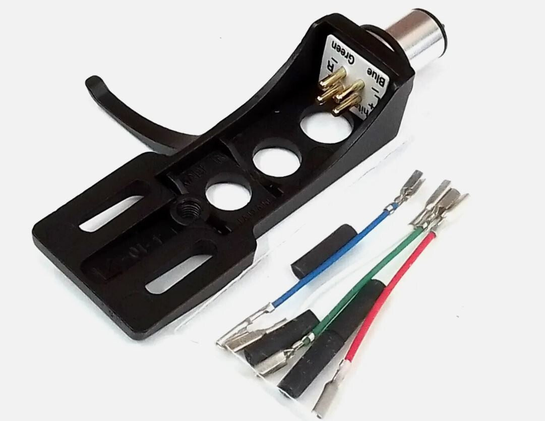 Technics Headshell with Audio Technica Cartridge stylus. All DJ Decks Turntables